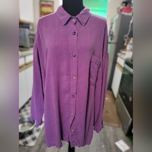 Vintage Amanda Gray button down blouse. Size 3X.